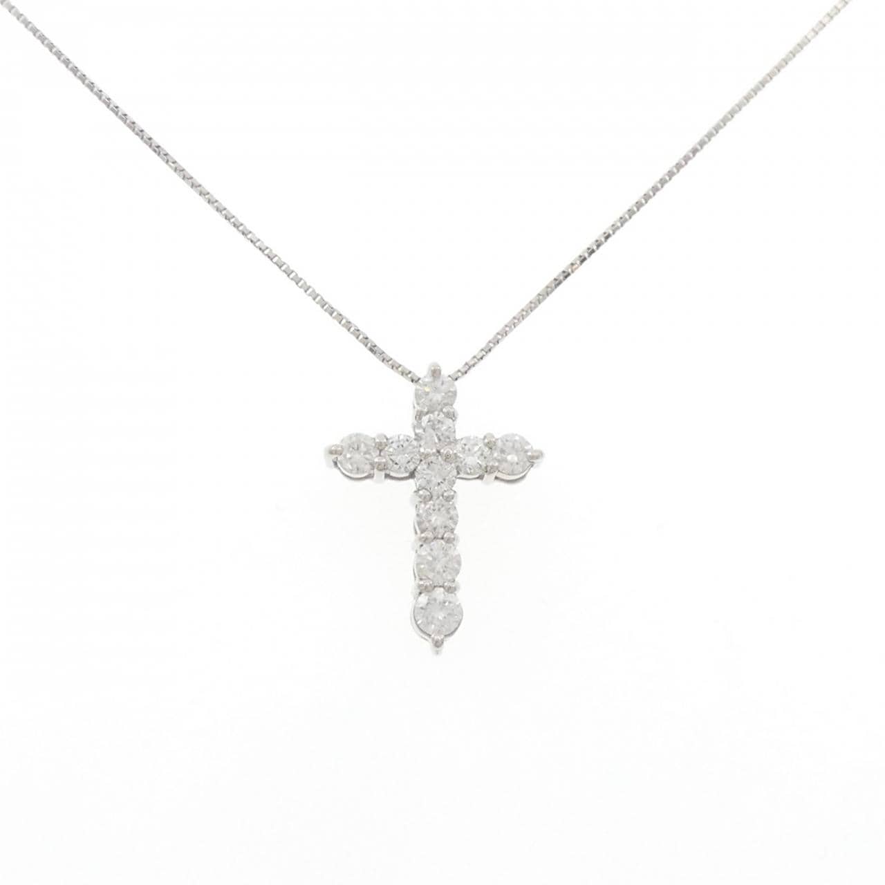 PT900/PT850 ダイヤモンド ネックレス 1.00CT