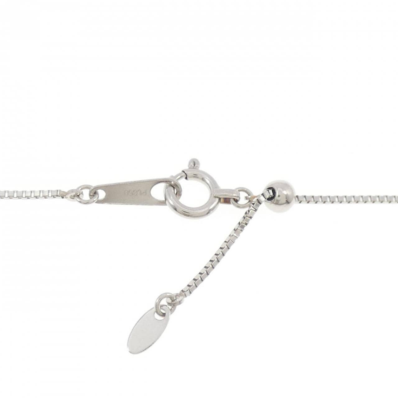 PT900/PT850 ルビー ネックレス 1.00CT