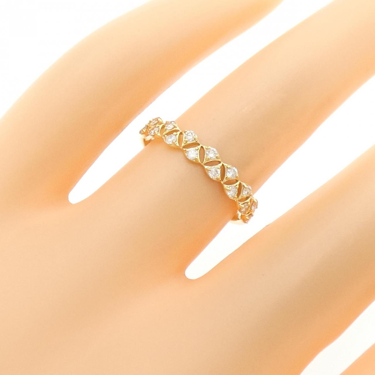 [BRAND NEW] K18YG Diamond ring 0.20CT