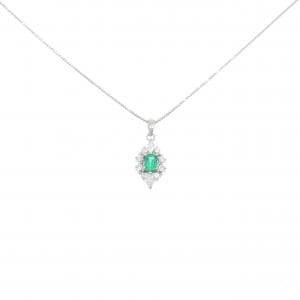 PM/PT850 エメラルド ネックレス 0.33CT