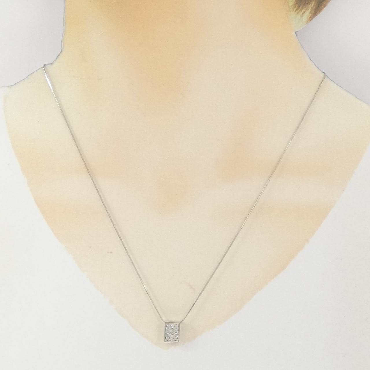 PT900/PT850 ダイヤモンド ネックレス 0.15CT