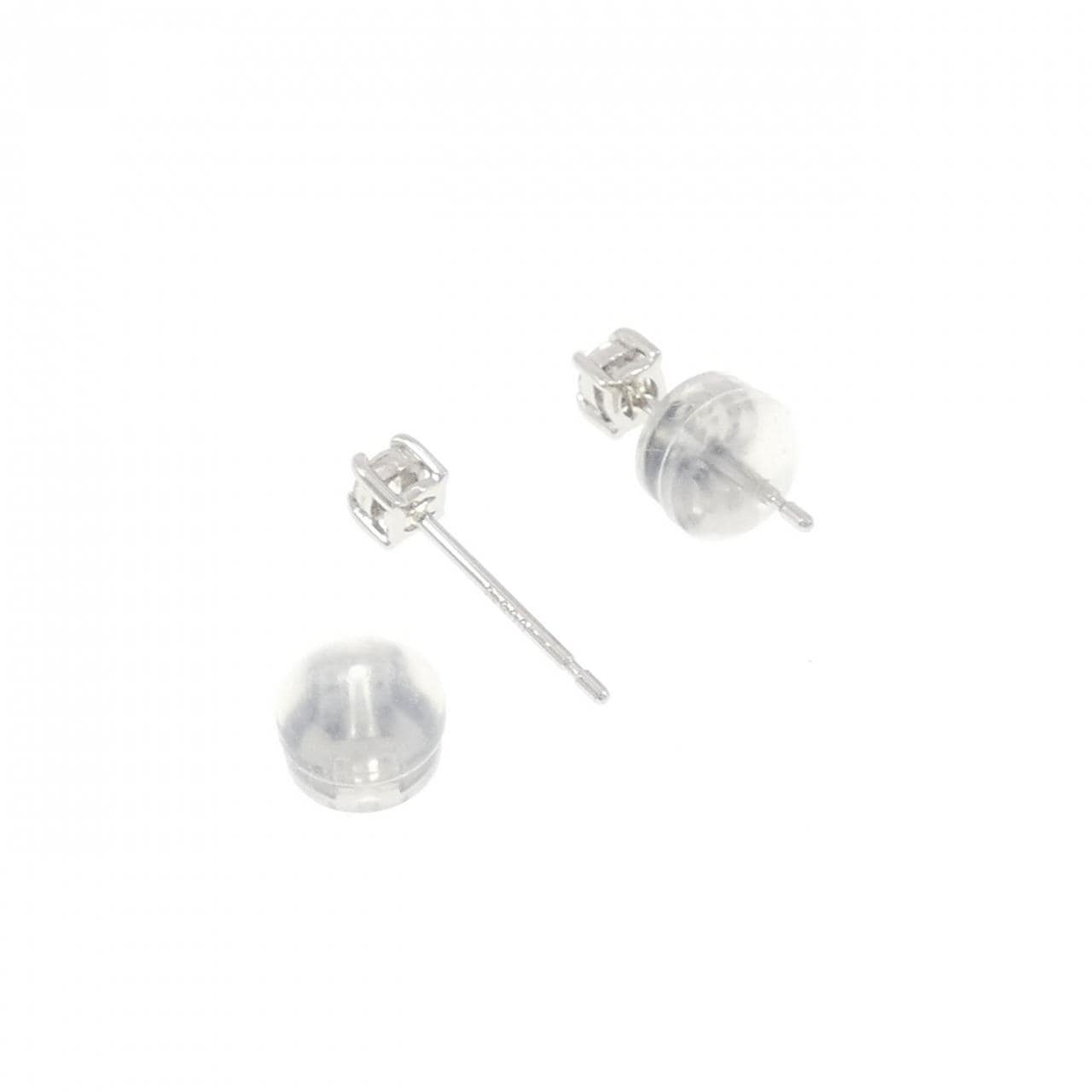 【リメイク】PT900 ダイヤモンド ピアス 0.10CT