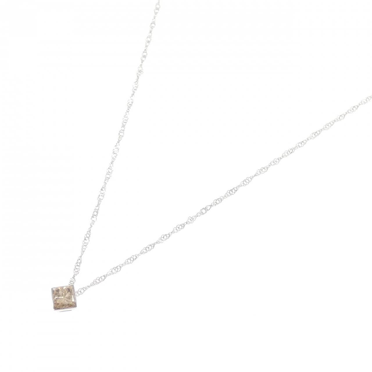 K18WG ダイヤモンド ネックレス 0.20CT