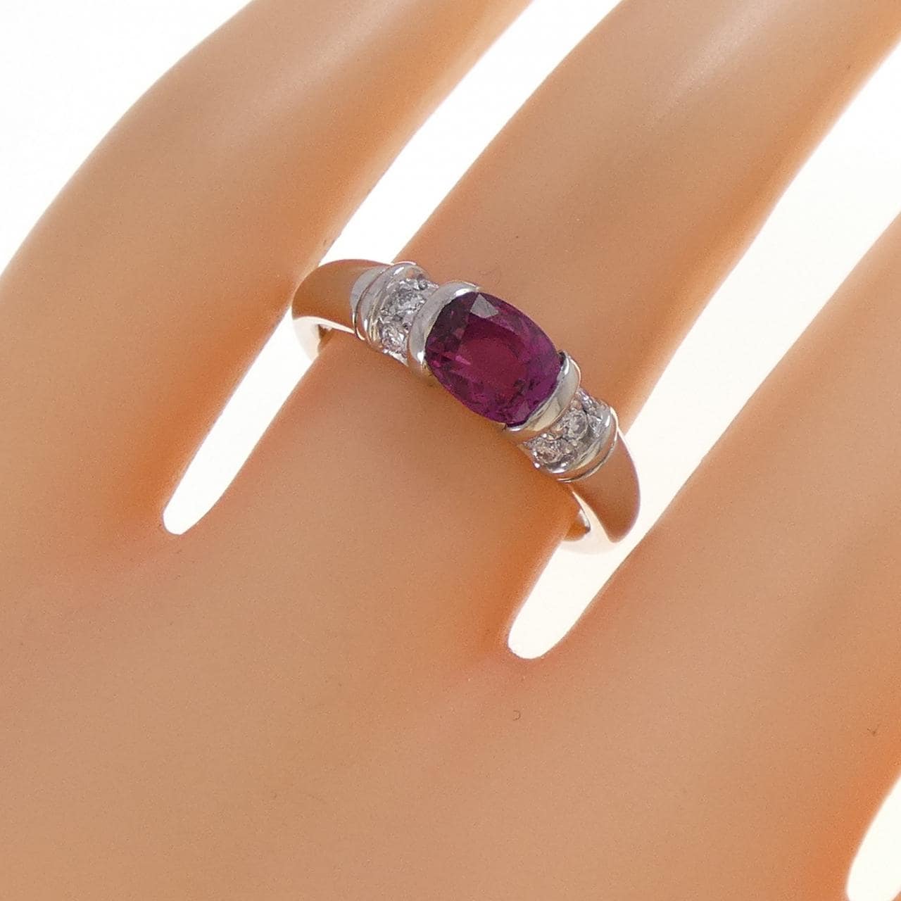PT900 ルビー リング 1.03CT
