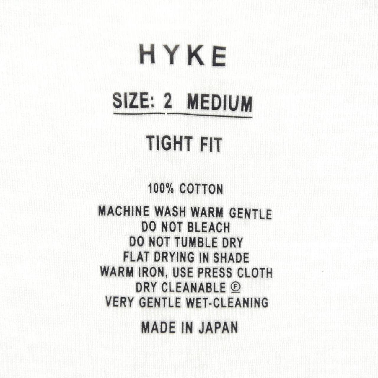 ハイク HYKE Tシャツ