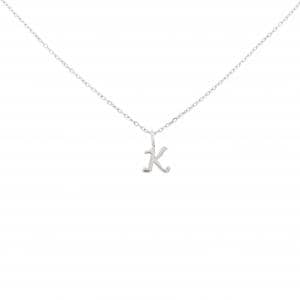 K10WG イニシャルK ネックレス