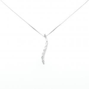 K18WG ダイヤモンド ネックレス 0.10CT
