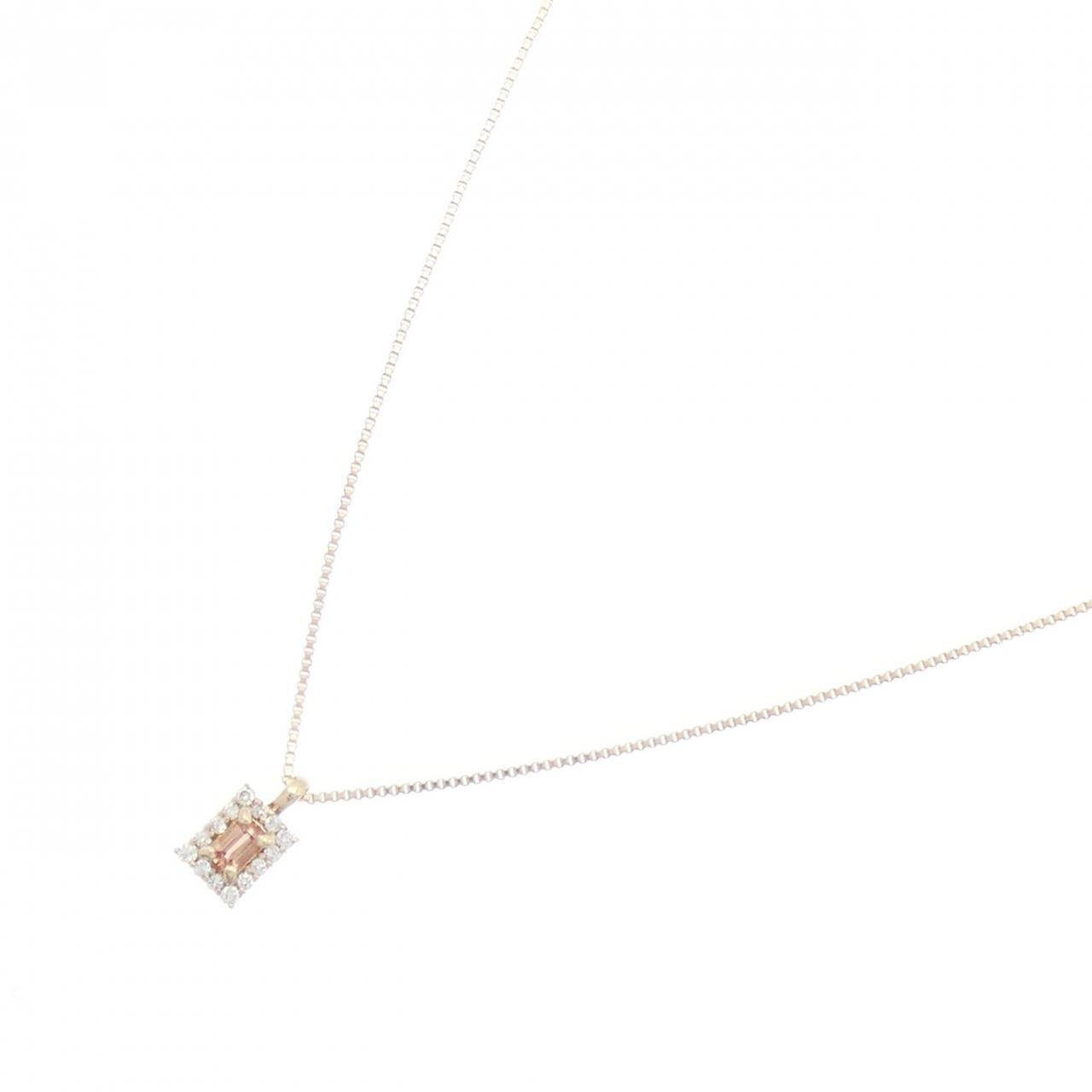 K18PG サファイヤ ネックレス 0.098CT
