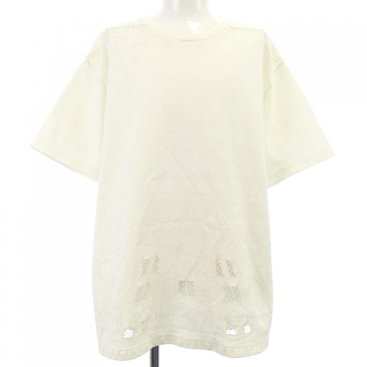 ルイヴィトン LOUIS VUITTON ノートルダム&ポンヌフエンブロイダリーTシャツ HIY89WTCE Tシャツ