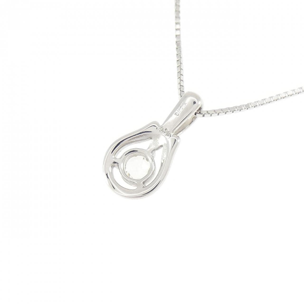 K10WG ダイヤモンド ネックレス 0.08CT