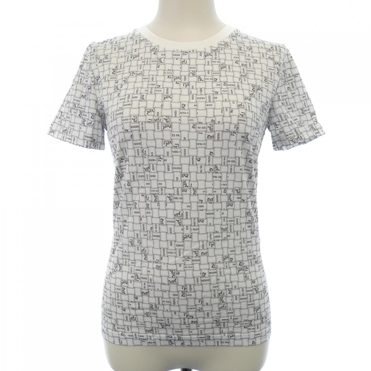 エルメス HERMES BOLDUC AU CARRE ボルデュックチェック 5E4645DK Tシャツ