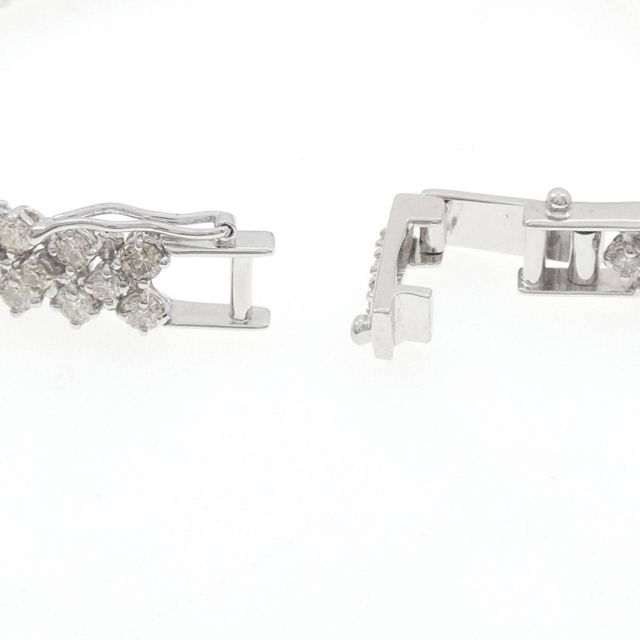 K18WG ダイヤモンド ブレスレット 5.70CT