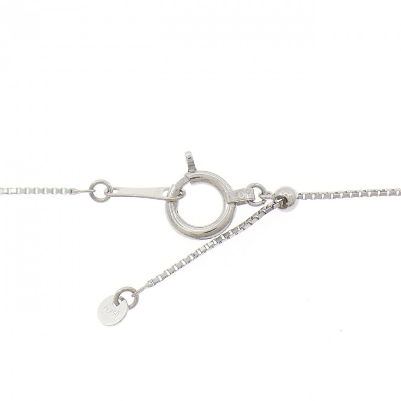 PT900/K18YG/PT850 ダイヤモンド ネックレス 0.65CT