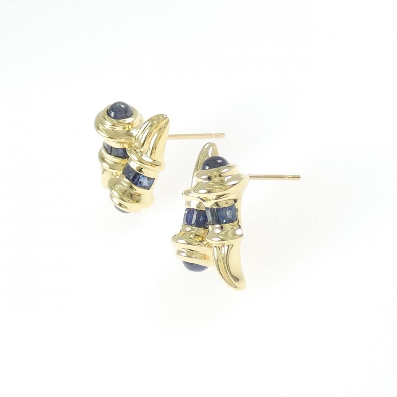 K18YG サファイヤ ピアス