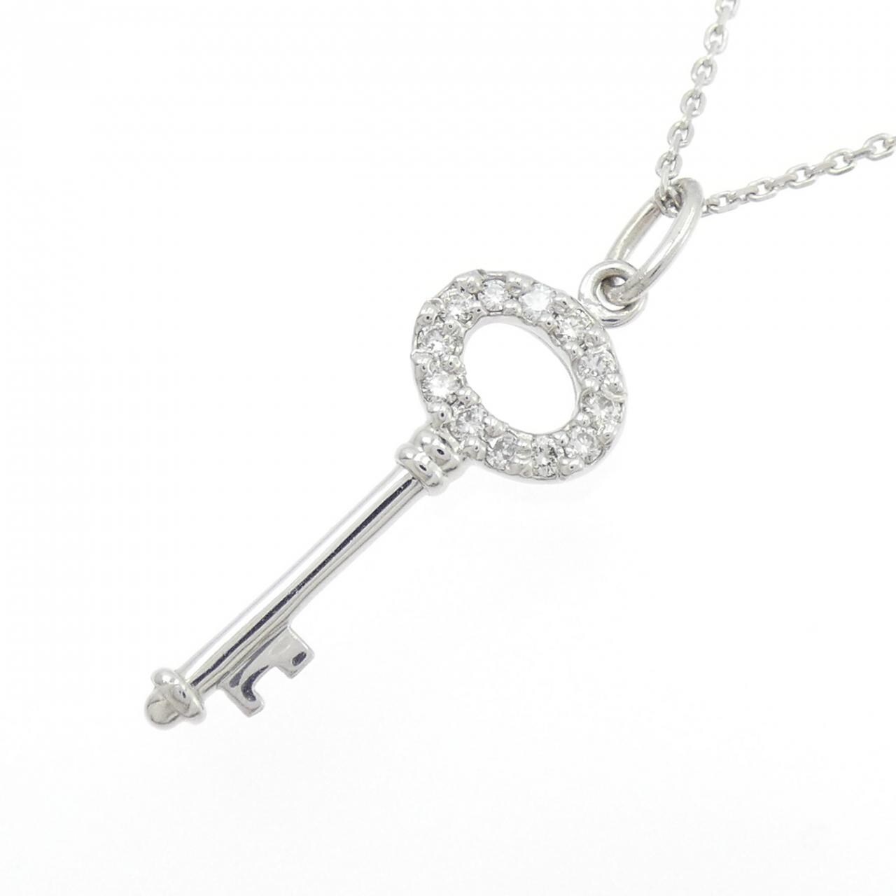 PT900/PT850 キー ダイヤモンド ネックレス 0.15CT