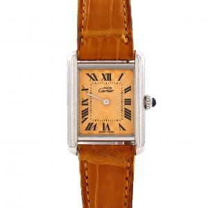 【ノーメンテナンス還元価格】カルティエ マストタンクSM W1017654 シルバー クォーツ