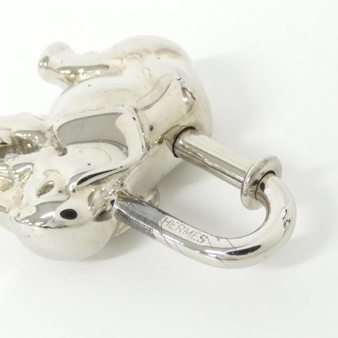 【ヴィンテージ】エルメス ELEPHANT カデナ 013247CA キーホルダー