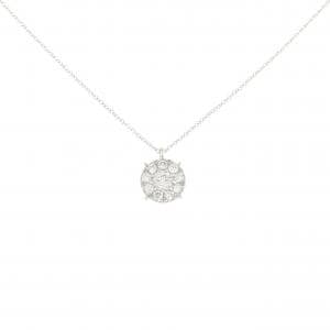 K18WG ダイヤモンド ネックレス 0.21CT