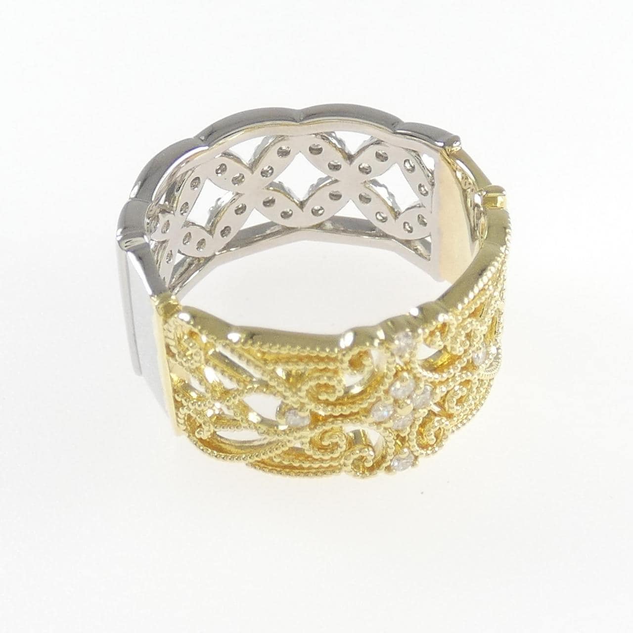 PT900/K18YG ダイヤモンド リング 0.50CT