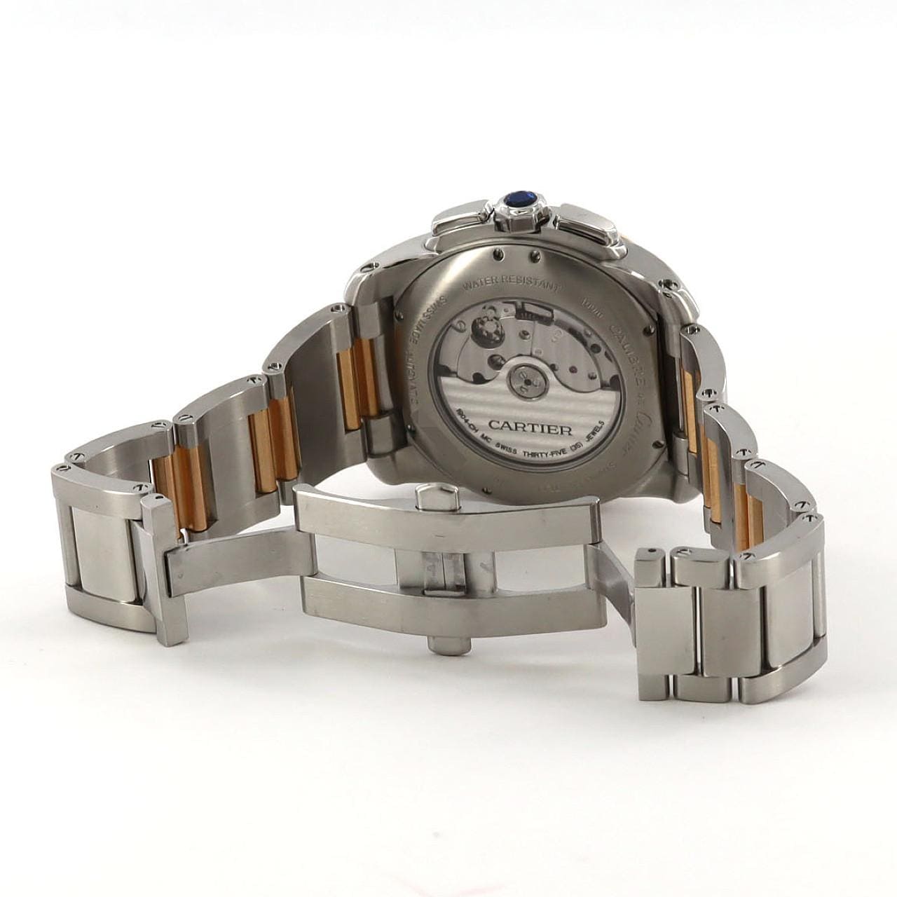 カルティエ カリブル･ドゥ･カルティエクロノ PGコンビ W7100042 SSxPG 自動巻