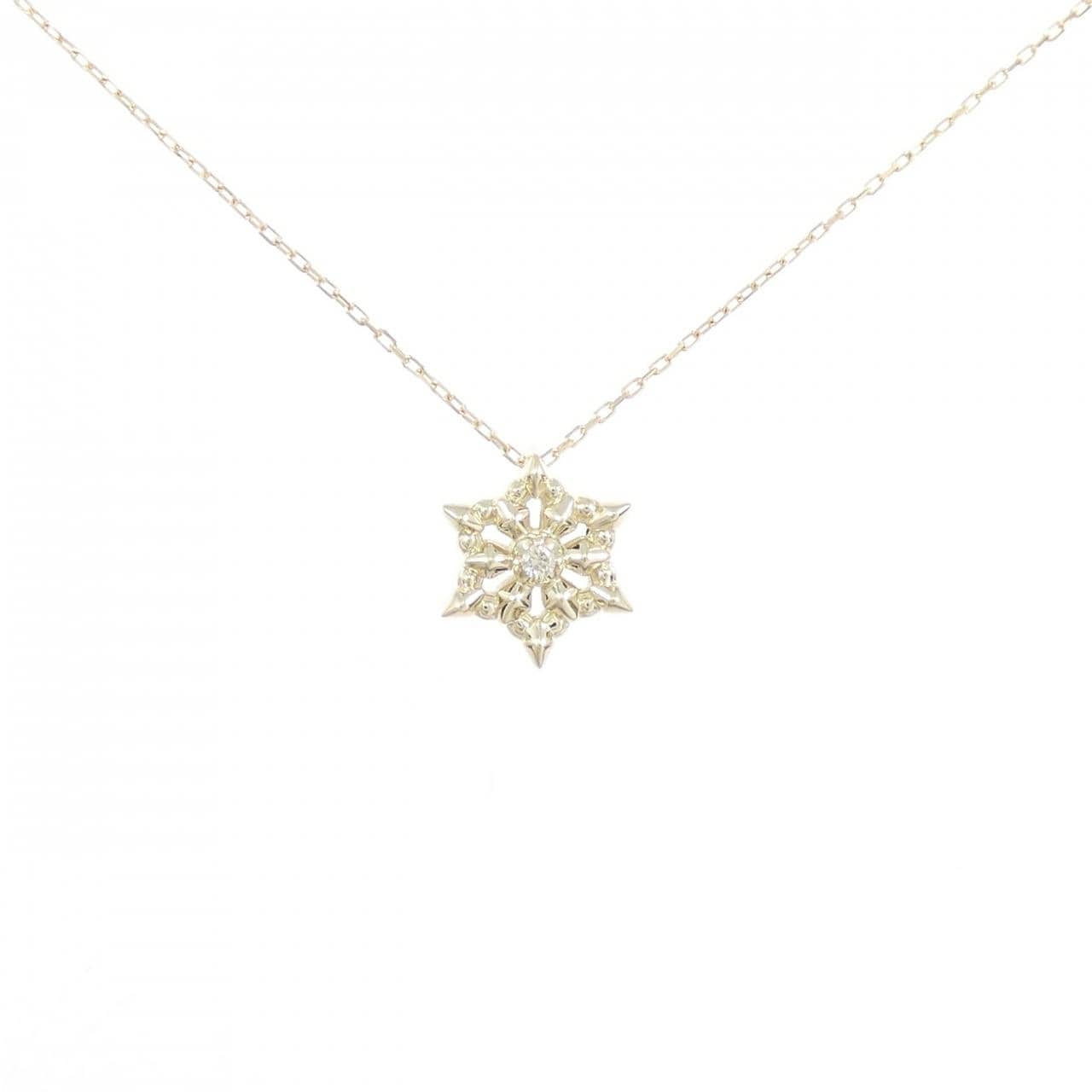 K10YG ダイヤモンド ネックレス 0.01CT