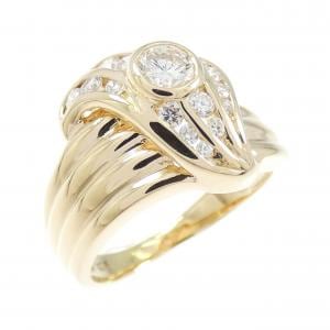 K18YG ダイヤモンド リング