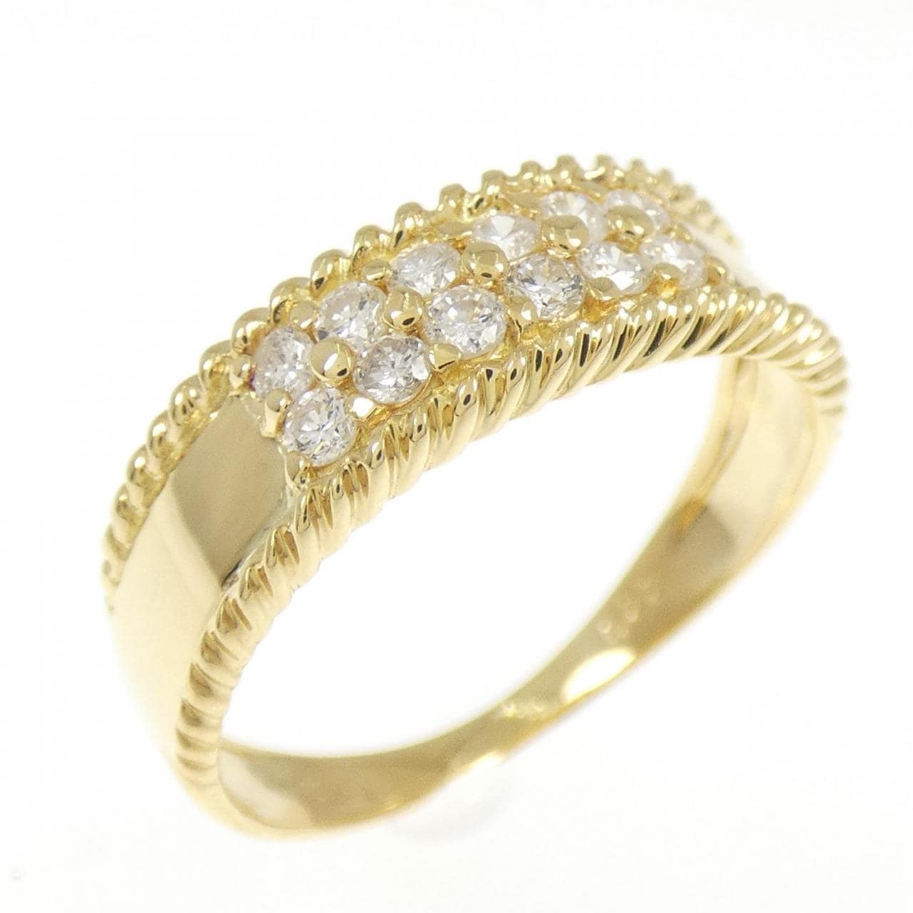 K18YG ダイヤモンド リング 0.22CT
