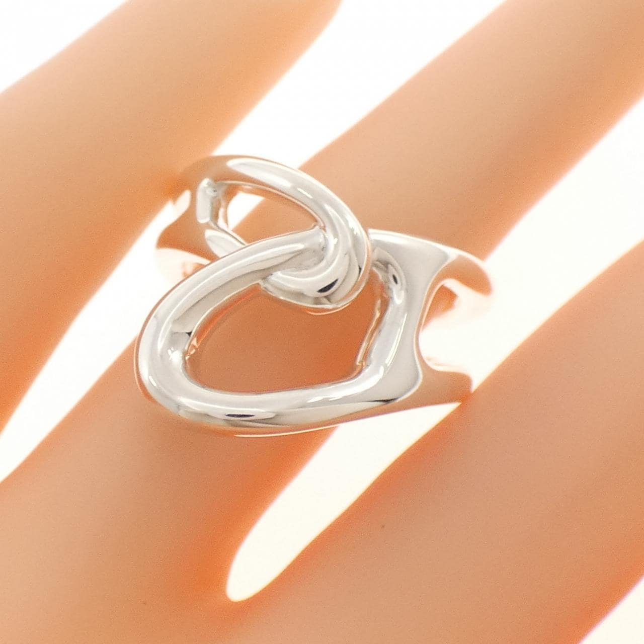 エルメス シェーヌ ダンクル パンク リング