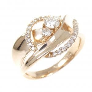 K18PG ダイヤモンド リング 0.20CT