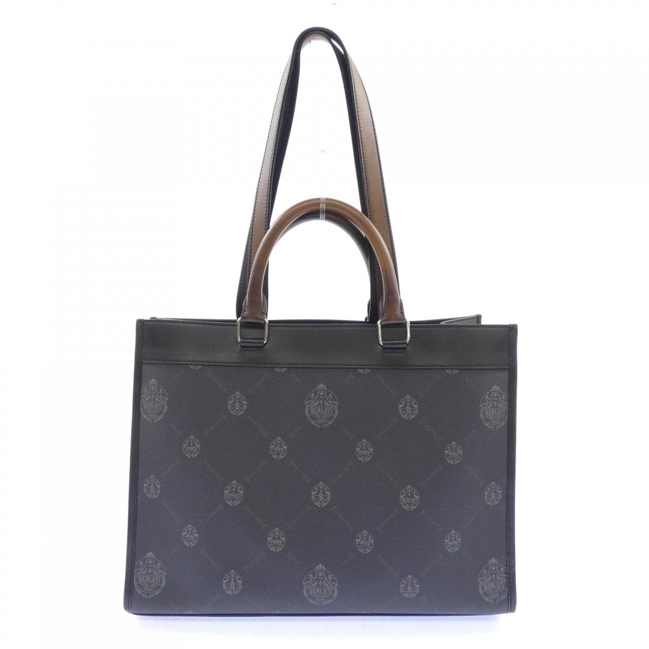 ベルルッティ Berluti ウリススモールキャンバス&レザートートバック BAG