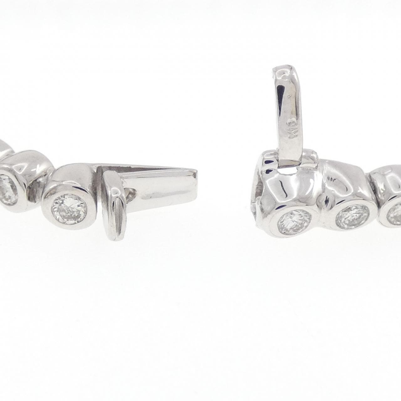 K18WG ダイヤモンド ブレスレット 2.329CT