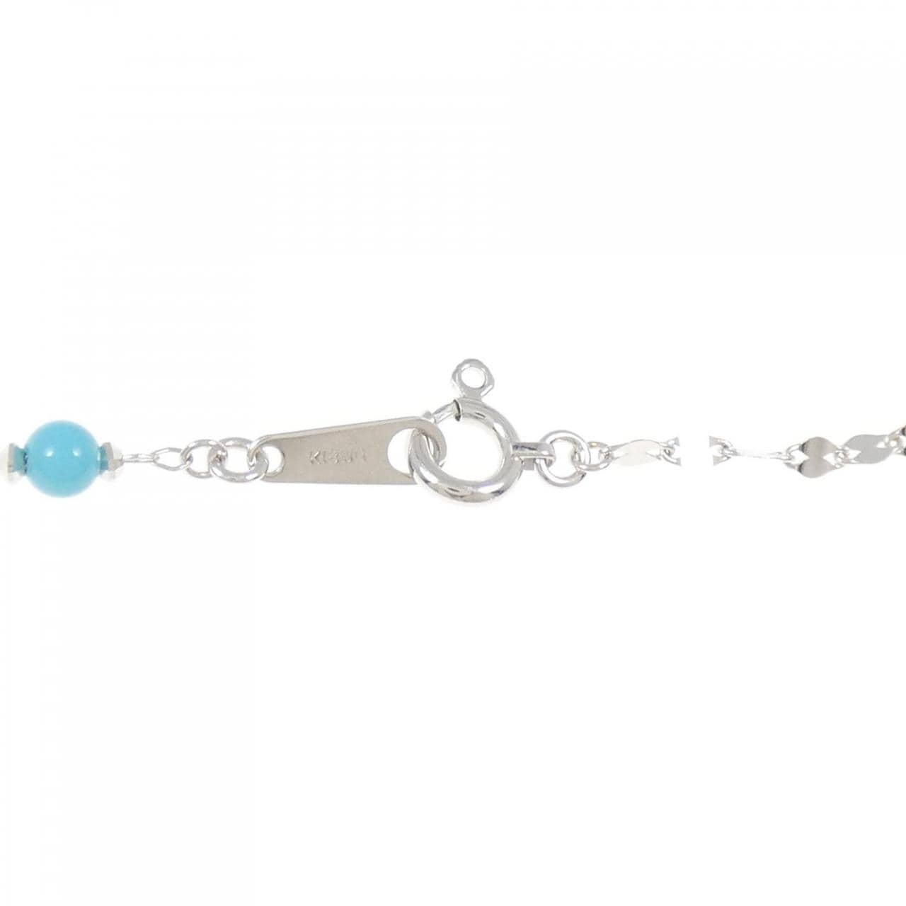 K18WG ターコイズ ブレスレット