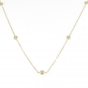 K18YG ダイヤモンド ネックレス 0.20CT