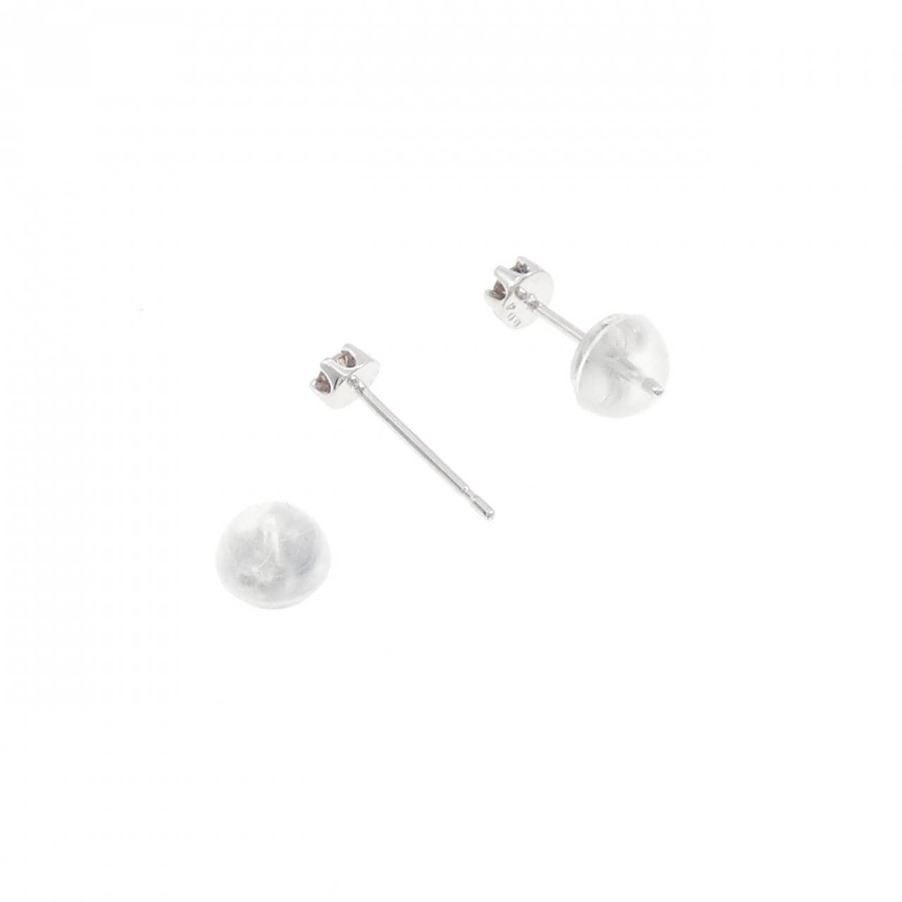 K14WG ダイヤモンド ピアス 0.10CT