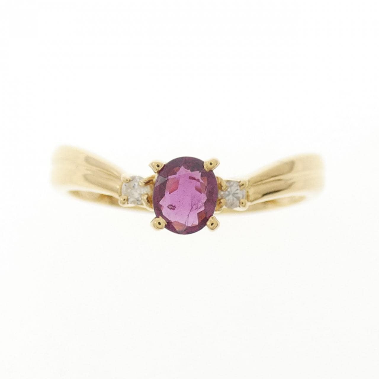 K18YG ルビー リング