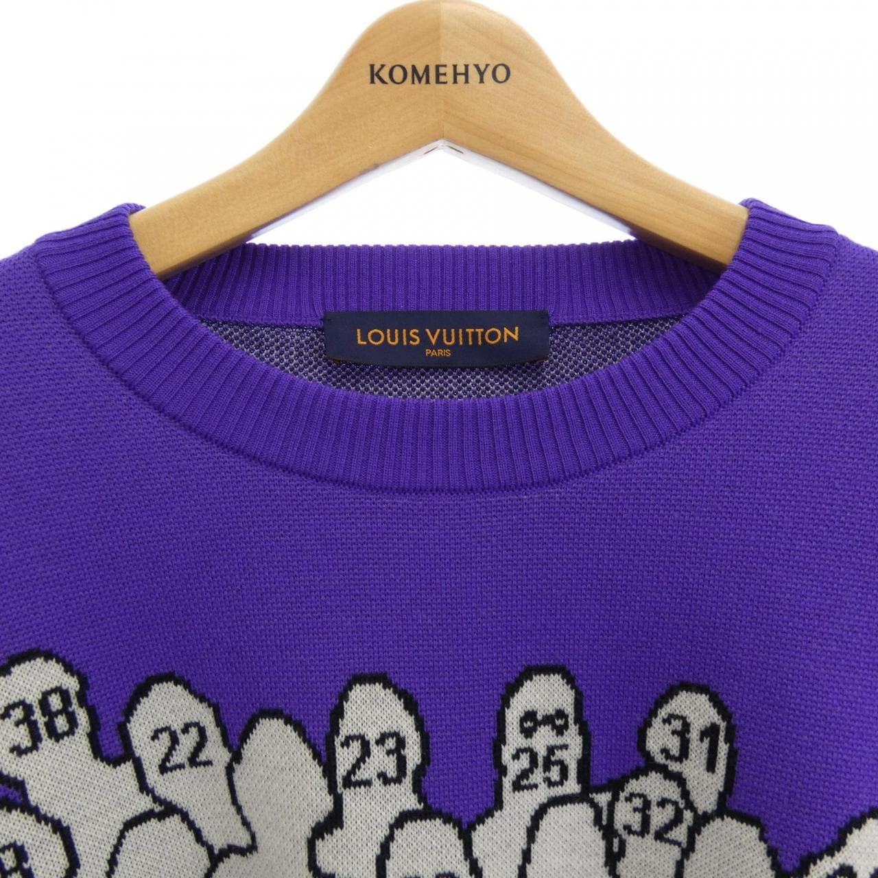 ルイヴィトン LOUIS VUITTON スタジオジャカードクルーネック HNN93WZLL ニット