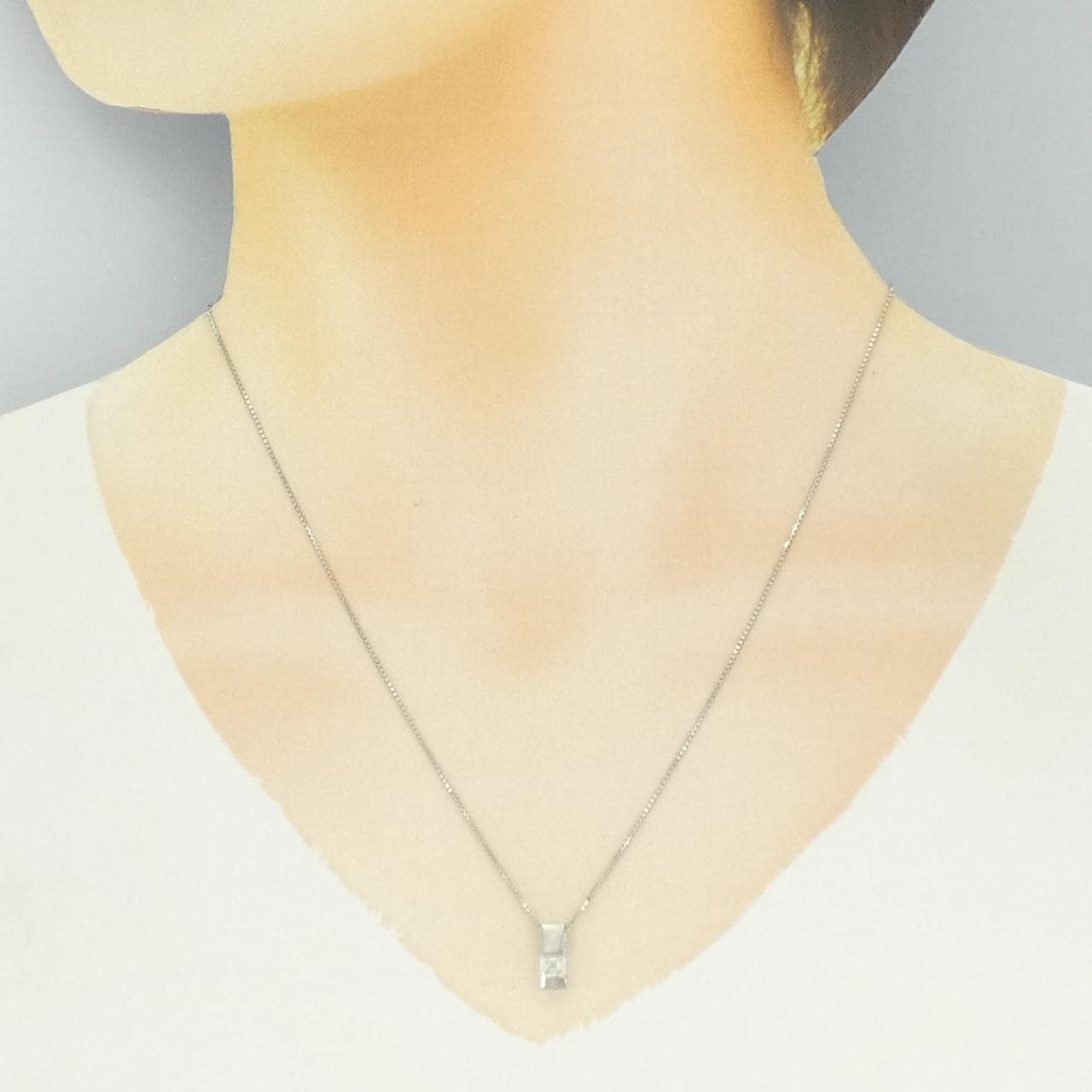 PT900/PT850 ダイヤモンド ネックレス 0.279CT