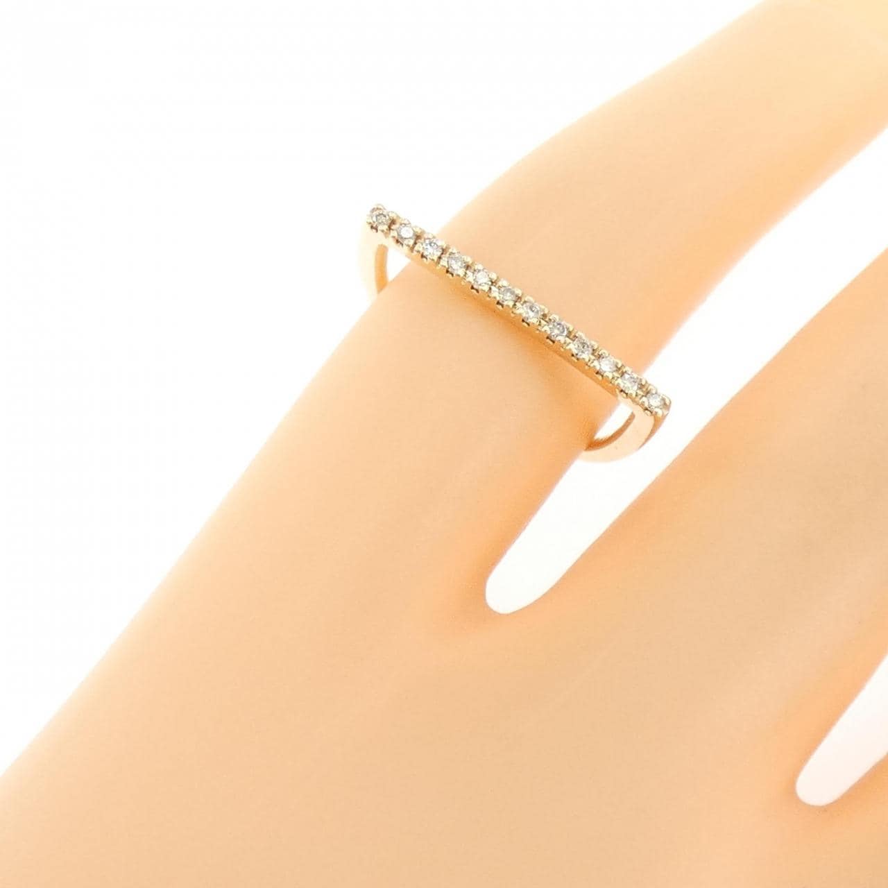 ヒロタカ Uシェープ リング 0.06CT