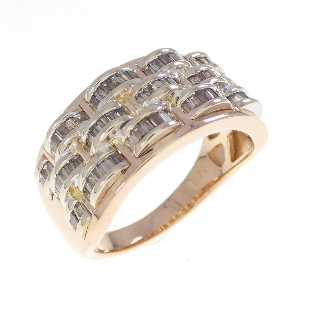 K18PG/K18WG ダイヤモンド リング 0.70CT