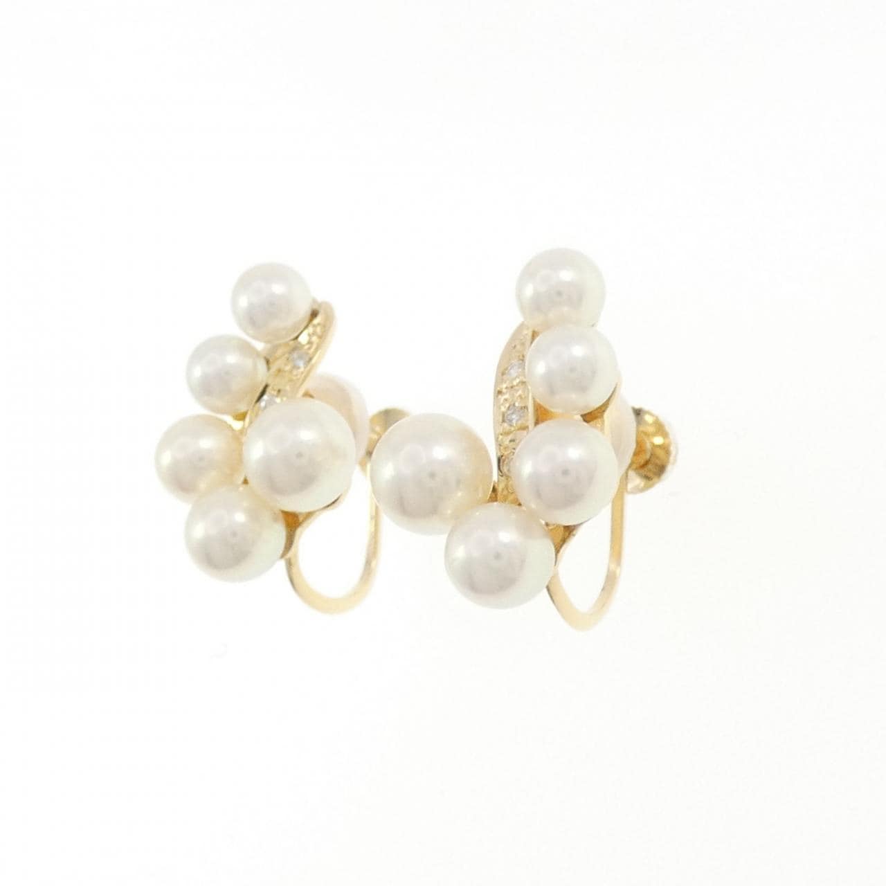 K18YG アコヤパール イヤリング