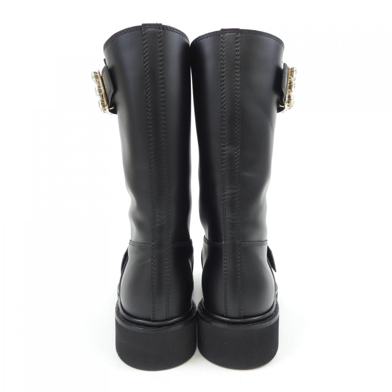 ロジェヴィヴィエ ROGER VIVIER ヴィヴ レンジャーストラス バックル ブーツ