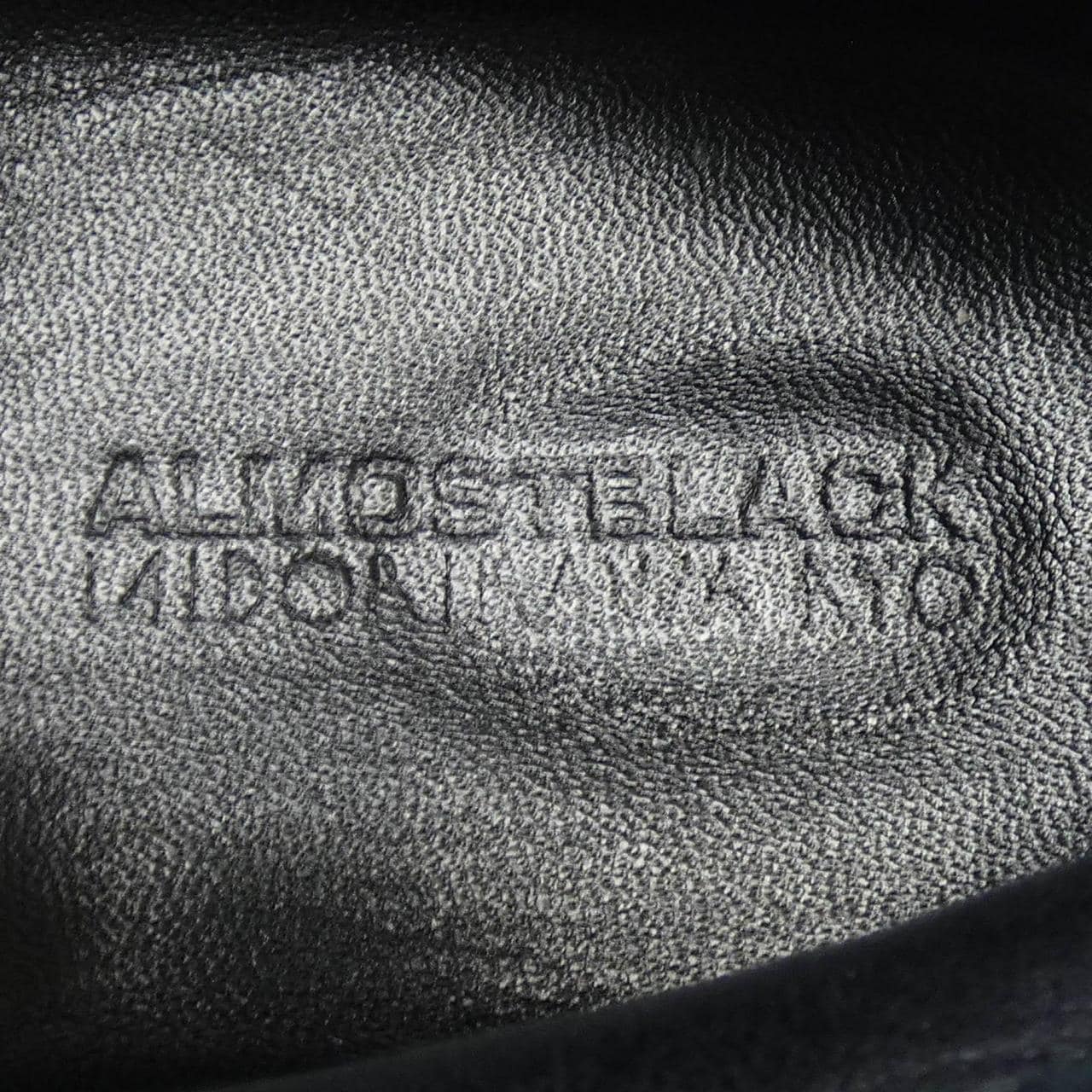 ALMOSTBLACK シューズ