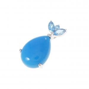 K14WG ターコイズ ペンダント