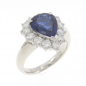 PT900 サファイヤ リング 2.79CT