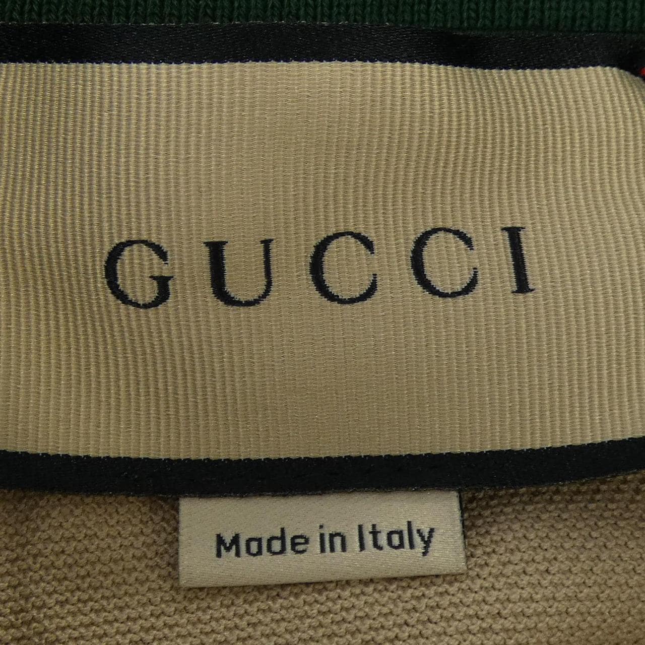 グッチ GUCCI ウェブ ストライプ カラー(襟)付き コットンピケ ポロシャツ 701735 XJELJ ポロシャツ