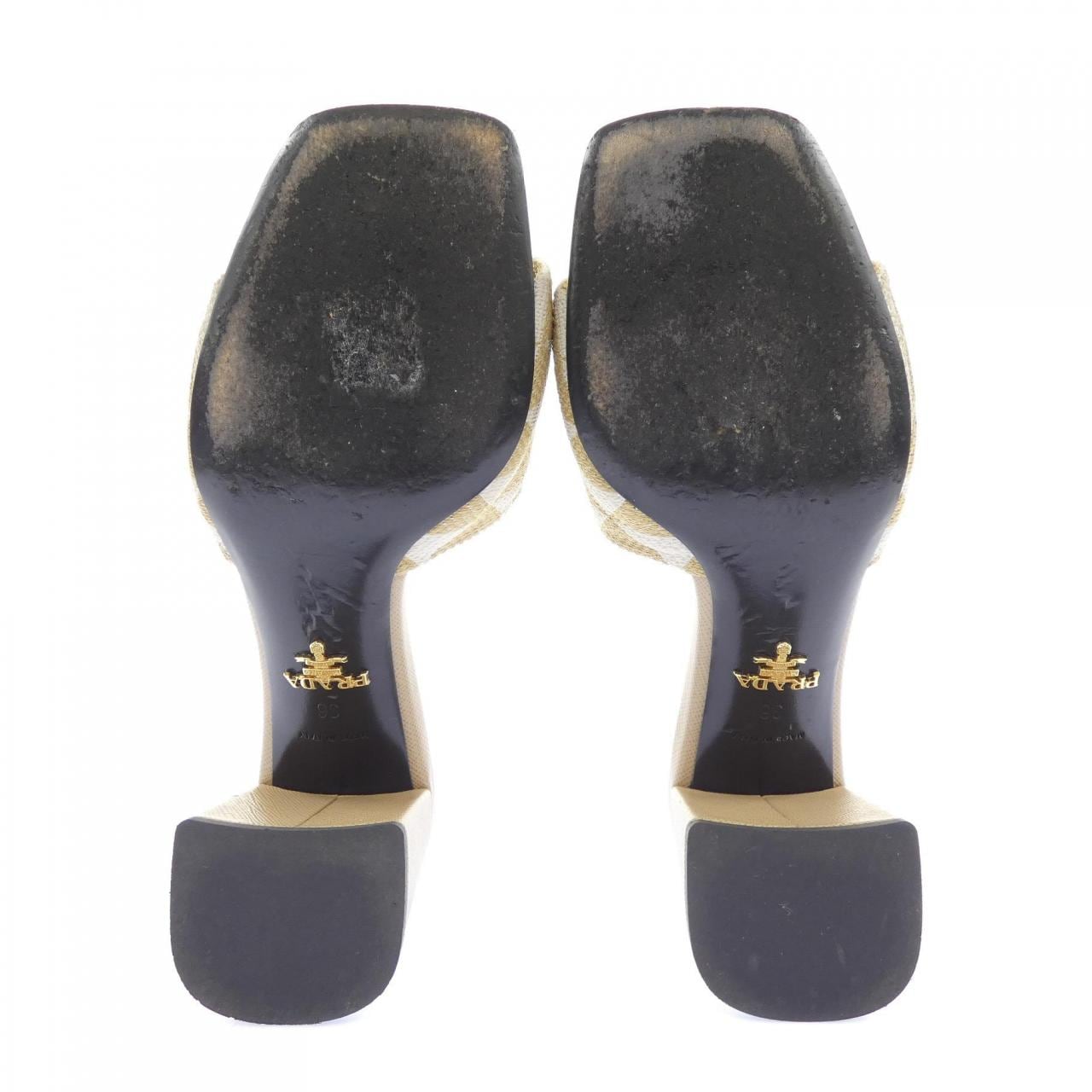 プラダ PRADA トライアングルロゴ 1XX637 サンダル