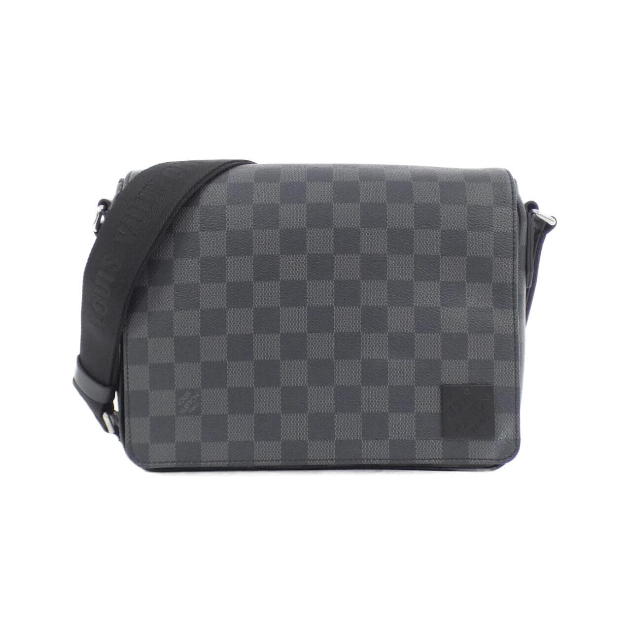 LOUIS VUITTON Damier Graphite District PM N42710 單肩包