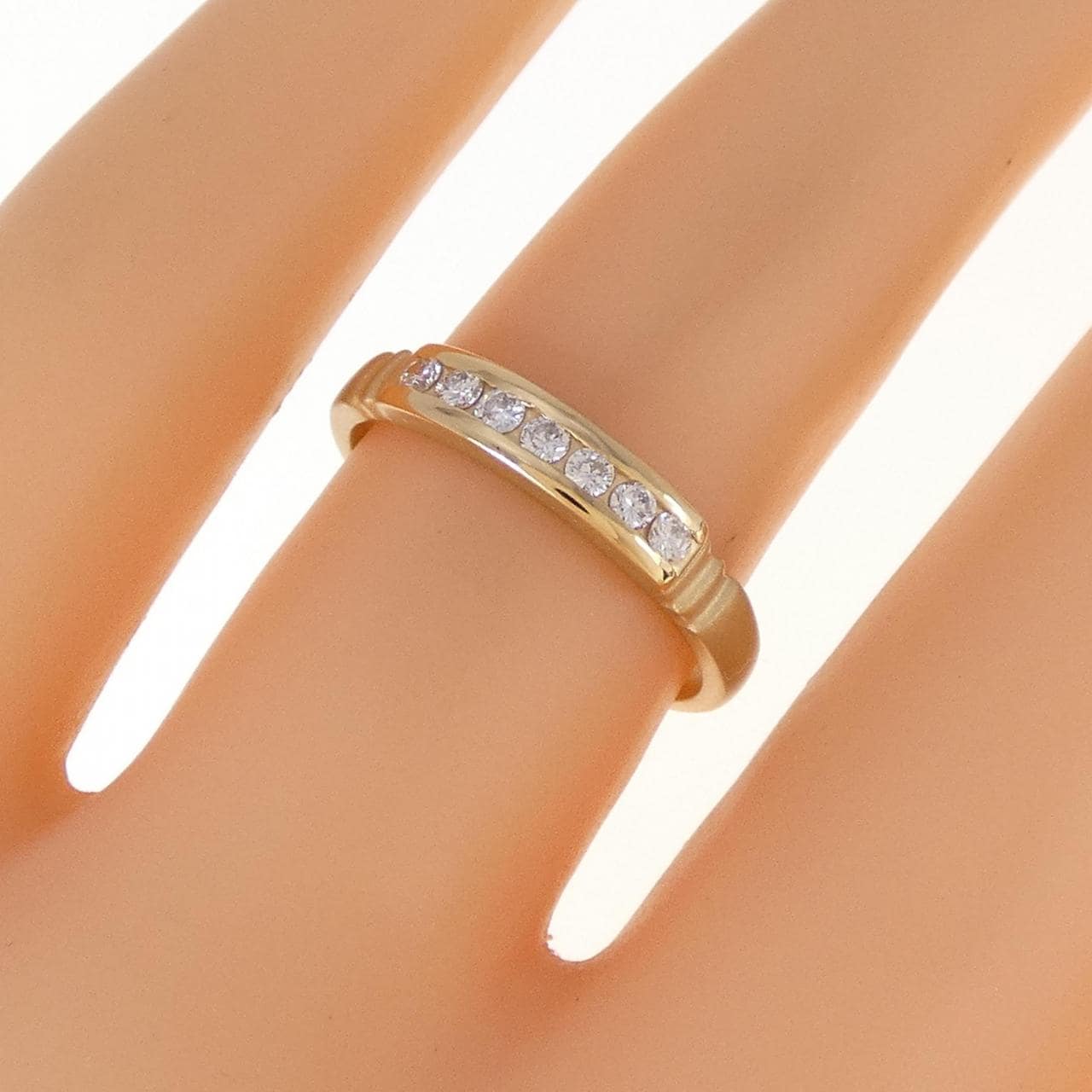 K18YG ダイヤモンド リング 0.14CT
