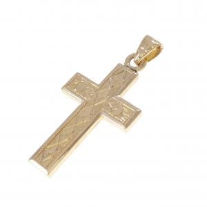 K18YG クロス ペンダント