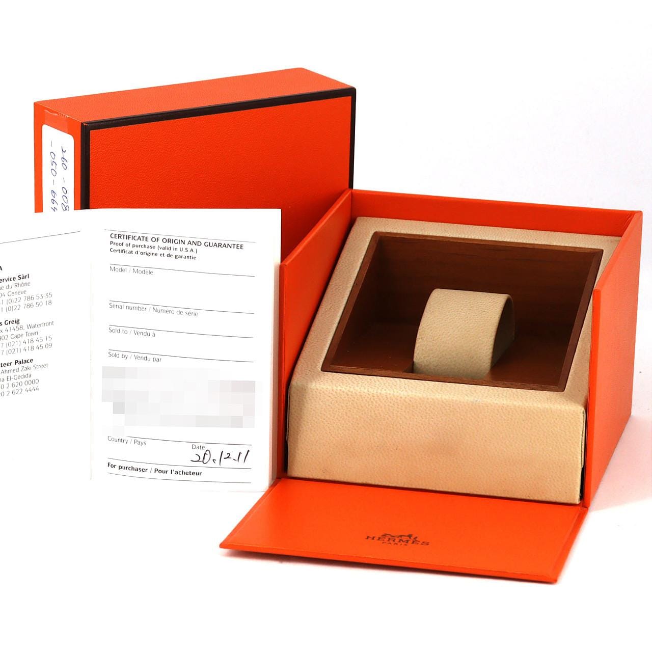 エルメス クリッパー CL4.210 SS クォーツ